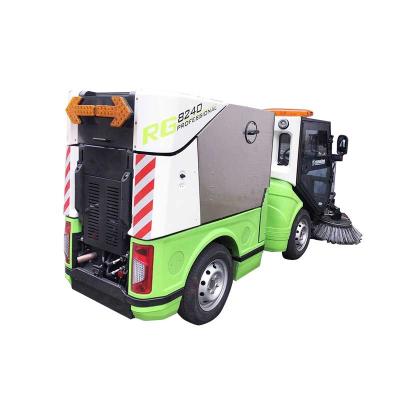 China Cleanging Road Sweeper Electric Automatic Energy Saving Outdoor Road Sweeper Cleaning 4 Wheels 900l Street Sweeping Machine Road Sweeper for sale