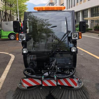 China Hot Sale Cleanging Machine Road Sweeper Car Road Sweeper Four Wheel Steering Cleaning Truck for sale