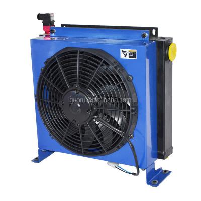 China Workshop machinery repairs oil cooler with the fan used in the hydraulic circuit suitable for all kinds of agricultural machinery accessories for sale