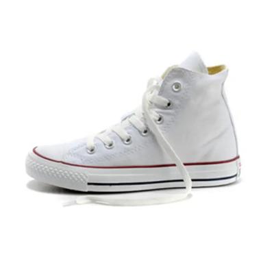 China Fashion Trend Sports Sneakers Walking Running Shoes White High Top Canvas Trendy Shoes For Men for sale