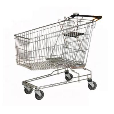 China Unveiling Customized High Quality Well Used Asian Supermarket Shopping Cart Trolley for sale