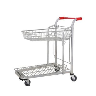 China Promotional Retail Inventory Folding Grocery Cart Wholesale Shopping Carts For Warehouse for sale