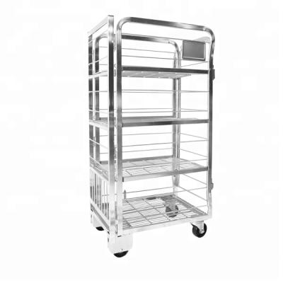 China Unveiling China Manufacturer Custom Zinc Plated High Quality Front Loading Milk Carts for sale