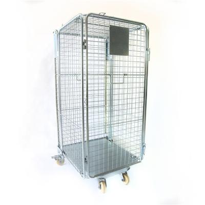 China Transport Warehouse Shunhong Supermarket Customized Best Selling Logistics Roll Cage Container With Caster For Transports for sale