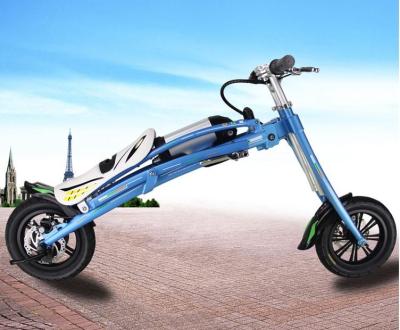 China Aleación de aluminio de 12 pulgadas que dobla la bicicleta eléctrica con el freno de disco del 14cm en venta