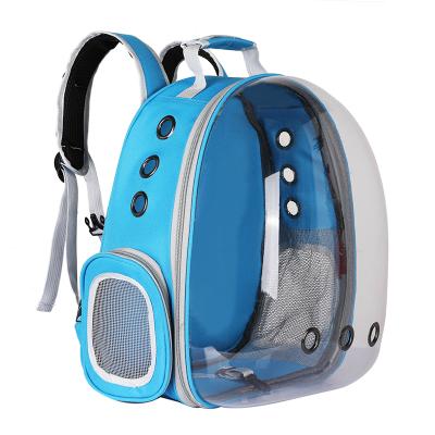 China Wholesale Breathable Space Bubble Capsule Travel Cat Carrier Backpack Full View Blackout Dog Cat Backpack for sale