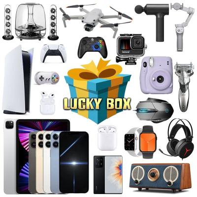 China 3G Halloween Sale Electronics 3C Lucky Mystery Boxes Novelty Gifts Party Toys Can Receive Smart Watches Tablet Mobile Phones for sale