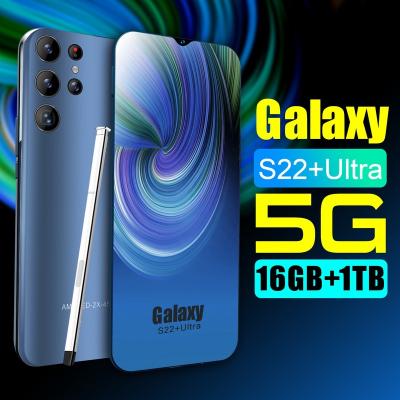 China Hot Sale Original 5G S22 U Itra Dual SIM Card Father's Day 16+1TB Mobile Phone With Unlocked 7.3 Inch Full Screen Android 12 Smartphone for sale