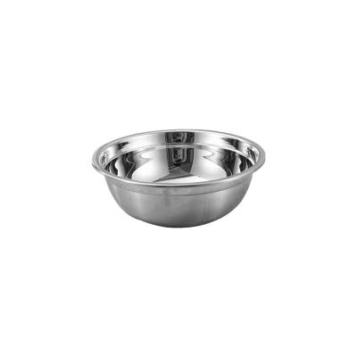 China High Quality Viable 304 Stainless Steel Soup Bowl Egg Beating Basin Food Grade Thickened Salad Bowl for sale