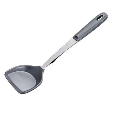 China Amazon Contemporary Hot Selling Non-Stick Silicone Spatula Frying Spatula Stainless Steel Kitchen Dish Soup Shell for sale