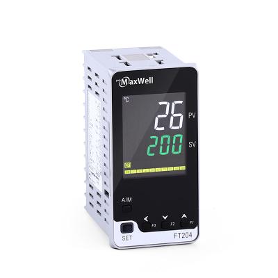 China FT204 48*96 vertical lcd temperature insrutment with SSR and 1 alarm output 48mm*96mm*68.5mm for sale