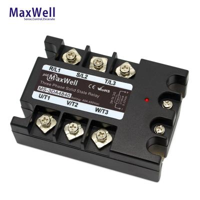 China MS-3DA4825 epoxy 3 phase solid state relay 40a made in china for sale