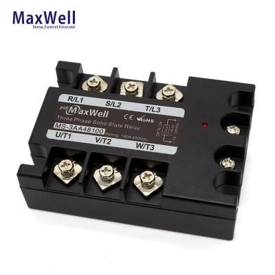 China Maxwell MS-3AA48100 epoxy ac to 3 phase 100amp ac ssr for sale