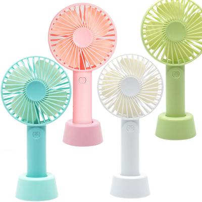 China China Supply Matched Colors Small Personal Portable Stroller Table Fan With USB Rechargeable Plastic Handheld Fan for sale