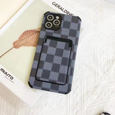 China Shockproof Luxury Real Leather With Genuine Card Slot Phone Case For iPhone X XR 11 12 13 Pro Max for sale