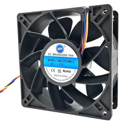 China Supplier Direct 12038 120x120x38cm Heavy Duty Chassis High Airflow Fan 12V High Quality DC Fan for sale