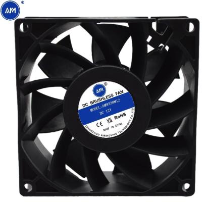 China Cost-effective 24V 92x92x38mm low noise fan AM9238 waterproof plastic fan suitable for various occasions for sale