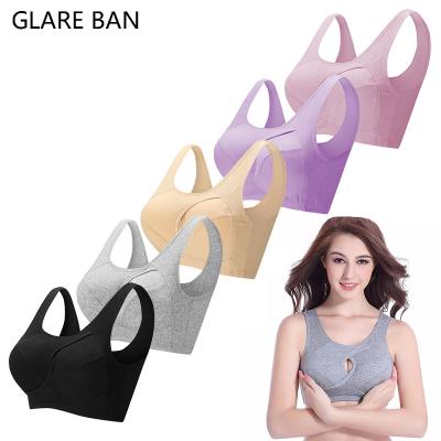 China Push Up Cotton Comfortable Women's Bra For Sexy Big Size Ladies Solid Sports Ladies Bralette Female Top Lift Up Plus Size for sale