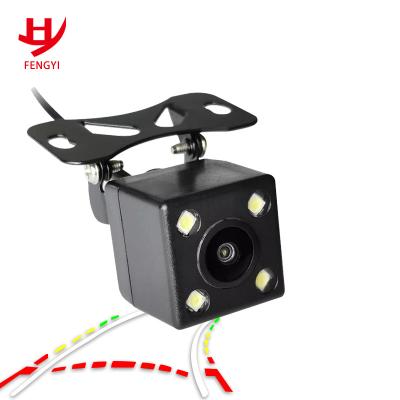 China HD Waterproof Night Vision 4 Way 170 Degree Wide Angle Waterproof Dynamic Car Led Lights Rear View IP68 Reversing Camera for sale