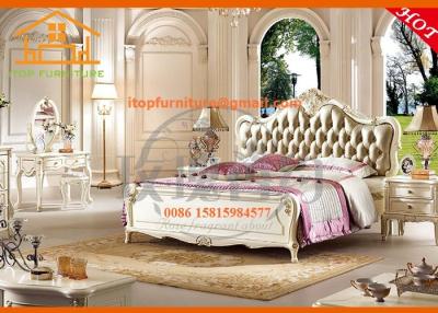 China European style antique Royal luxury french style wooden bedroom furniture for sale