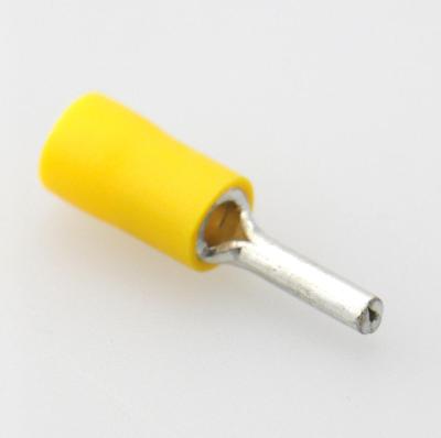 China A.W.G. Yellow 12-10 Pin Shaped Copper/PVC/Brass Width PTV 5.5-13 Insulating Pre Crimp Terminal for sale