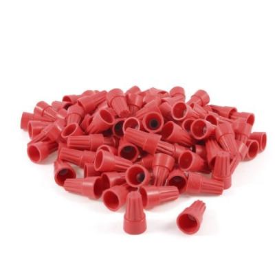 China Nylon66 1000 Pcs / RED STRAIGHT BAG BARREL STYLE LUG / SCREW NUT for sale