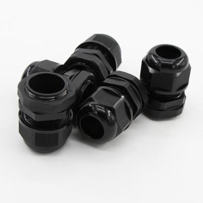 China 66 2017 New CE IP68 Cable Gland PAGE Black Nylon Plastic Cable Gland 13.5 for sale