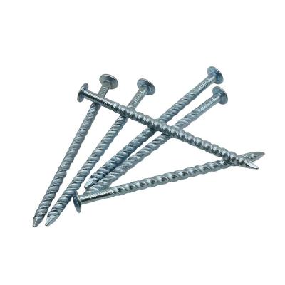 China Wholesale Professional Custom Durable Oval Head Electro Galvanized Round Screw Half Thread Ordinary Nails for sale