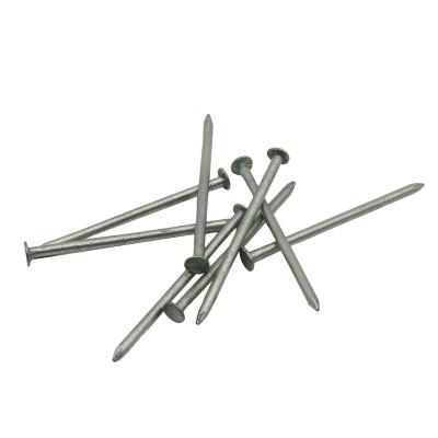 China Good hot sale high quality durable hardware low price flat bottom mechanical galvanized flat joint nail for sale