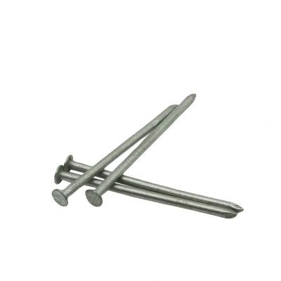 China Hot Selling New Flat Custom Affordable Prices All Kind Of Flat Bottom Mechanical Galvanized Iron Joint Nails for sale