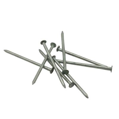 China Factory Price New Factory Wholesale Flat Bottom Flat Bottom Wire Iron Material Mechanical Galvanized Common Nail for sale