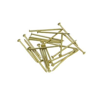 China New Premium Oval Head Hardware Hardware Galvanized Brass Half Round Flat Bottom Common Ordinary Nails for sale