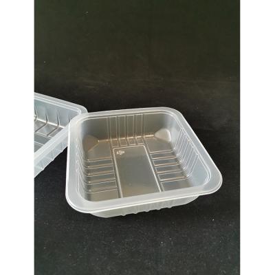 China microwaveable; Eco - Friendly Commercial Food Bowl PP Plastic Transparent Plastic Tray for sale