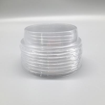 China Who respects the environment; wholesale disposable jelly cover jelly yogurt sauce plastic trial tasting cup lids cupcake cover for sale