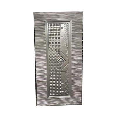 China Decorationg Galvanized / Cold Rolled Coil Stamp Embossed Door Skin Plates for sale