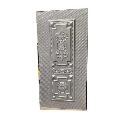 China Decorationg Emboss Door Skin Steel Interior Exterior Embossing Steel Metallic Plates for sale