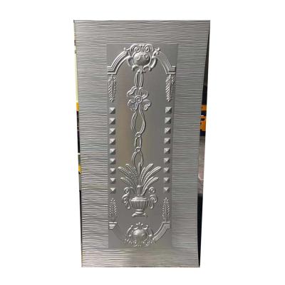 China Decorationg Emboss Door Skin Steel Exterior Embossing Steel Metallic Plates for sale