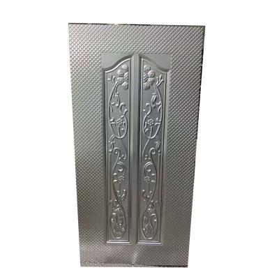 China Decorationg Emboss Door Skin Steel Exterior Embossing Steel Metallic Plates for sale