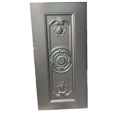 China Decorationg dx53d dc03 luxury embossing stamp metal spcc embossed door skin for sale