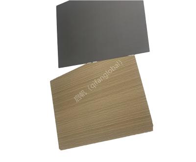 China Decorationg Natural Wood Color PVC Coated Laminated Metal Sheet Galvanized Cold Roll Panel Steel Sheet for sale