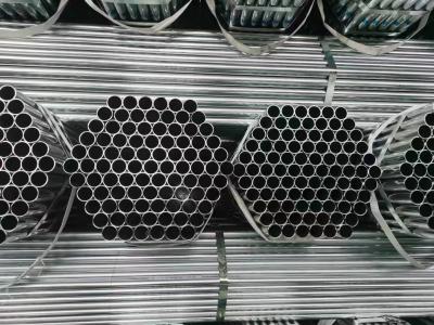 Chine BS1387 ASTM A53 a galvanisé le tube en acier l'immersion que chaude a galvanisé le tuyau d'acier rond de Gi à vendre