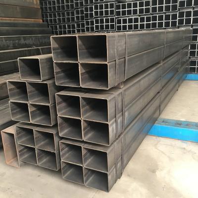 China S355 ERW soldou o tubo retangular quadrado preto suave do carbono da tubulação de aço carbono à venda