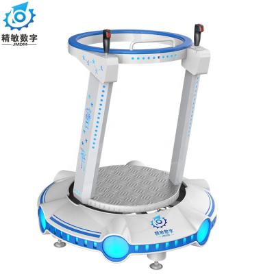 China 2021 Metal Cardboard Roller Coaster Simulator 9D VR Fair Cinema Three Generations Mini Standing Roller Coaster For Sale for sale