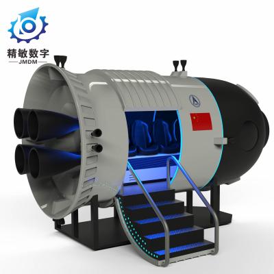 China Tiangong-1 Mall Aircraft Simulator Motion Simulator Virtual Reality Business Investment Amusement Park Games for sale