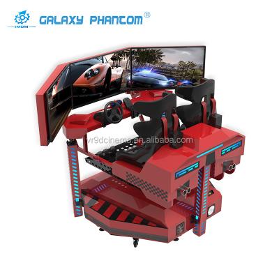 China Free Racing Games Downloads 9d Virtual Reality 8D Car Racing Simulator With Top Quality 1.8*2.4*2.4 (L*W*H) for sale