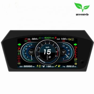 China For Electric Vehicle E637 7 Inch TFT Auto Dashboard UTV EV Golf Cart Spedometer Display City Electrical Systems Car Instruments for sale