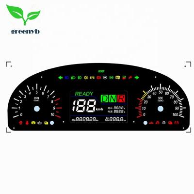 China Electric Vehicle Group E716 LCD Factory Supply Digital Tachometer Price of Electric Car CAN Communication for sale