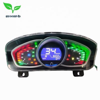 China New Energy Vehicle E620 Electric Car Low Speed ​​Cluster Auto Digital Tachometer Meter Dashboard 12-8.5cm for sale