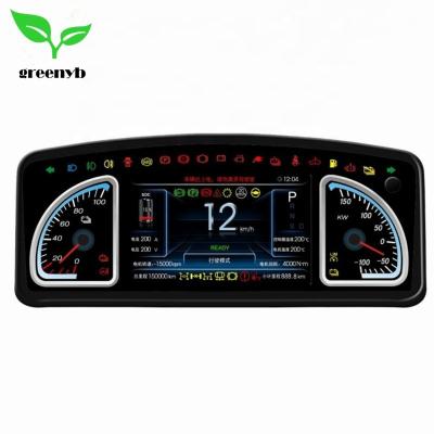 China For Electric Vehicle E722 TFT Display Auto Parts Tachometer Car Dashboard Accessories Dashboard For Electric Bus Heavy Truck for sale