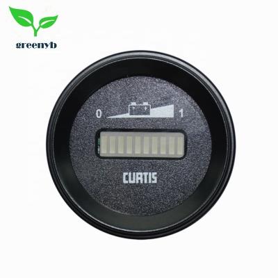 China Curtis 906R Industrial Instrument Cluster Hour Meter 24V Electricity Meter For Electric Forklift Car Part 906R for sale